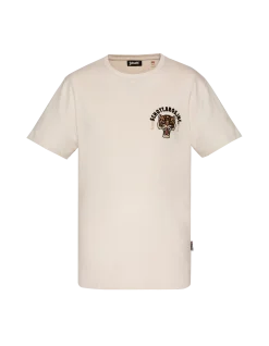 T-shirt blanc avec mascotte tigre - BLANC CASSÉ