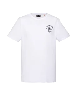 T-shirt blanc imprimé Custom Biker - BLANC