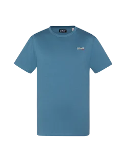 T-shirt bleu jean brodé enfant - BLEU JEAN