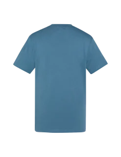 T-shirt bleu jean brodé enfant - BLEU JEAN