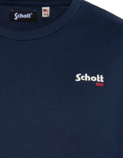 T-shirt bleu marine brodé enfant - MARINE
