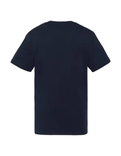T-shirt bleu marine imprimé Schott Motorcycles - MARINE