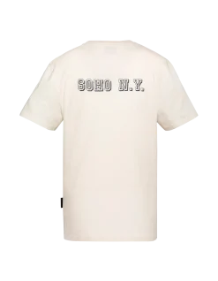 T-shirt city district blanc - BLANC CASSÉ