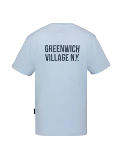 T-shirt city district bleu ciel - BLEU CIEL