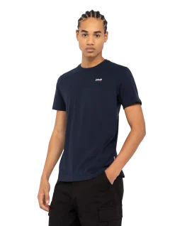T-shirt col rond bleu marine - MARINE
