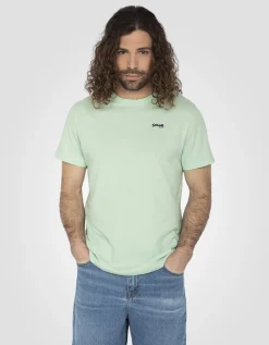 T-shirt col rond vert pastel - VERT PASTEL