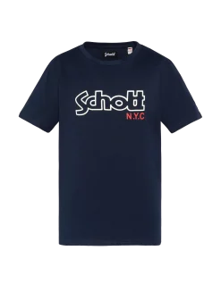 T-shirt imprimé bleu marine enfant - MARINE
