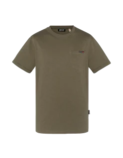 T-shirt kaki effet flammé - KAKI