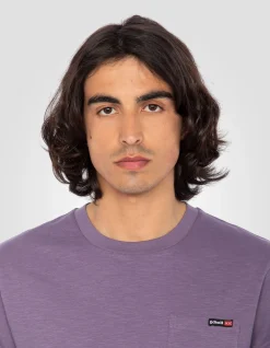 T-shirt lilas effet flammé - LILAS