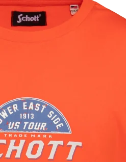 T-shirt orange imprimé enfant - ORANGE