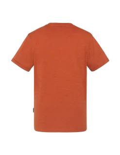 T-shirt rouille effet flammé - ROUILLE