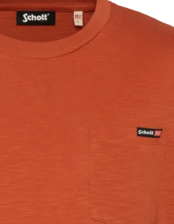 T-shirt rouille effet flammé - ROUILLE