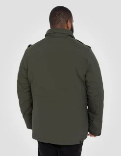 Veste army kaki multipoches, plastron amovible, grande taille - KAKI