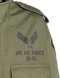 Veste de combat kaki badgée - KAKI